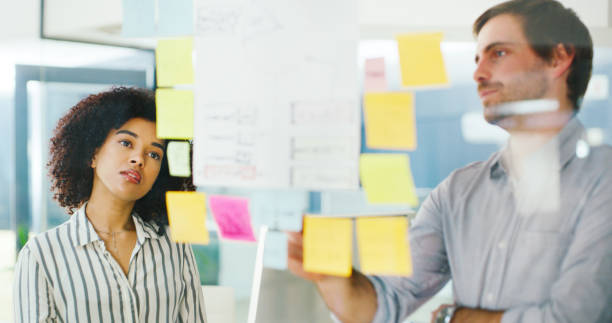 istock Brilliant ideas from two brilliant minds 1296272794