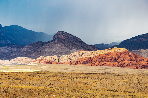Summer vacations in Nevada: wild roads near Red Rock Canyon