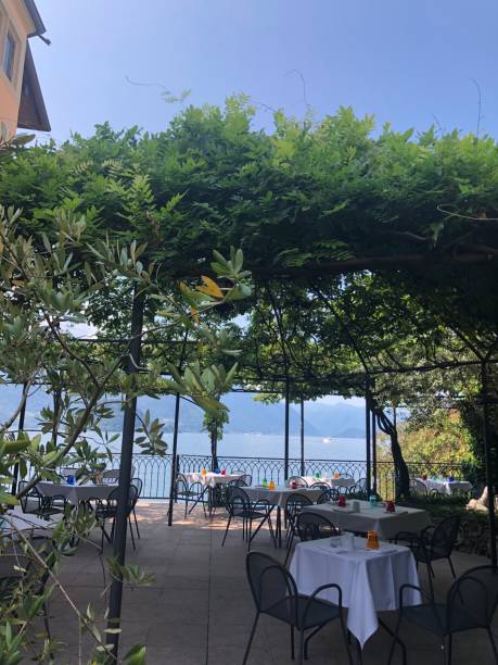 istock Varenna Lake Como Italy Dinner 1296300242