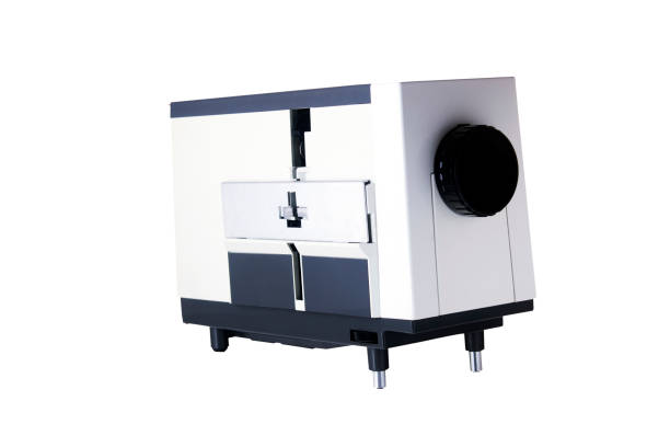 Home Vintage Agfa Diamator 100 slide Projector on a white background