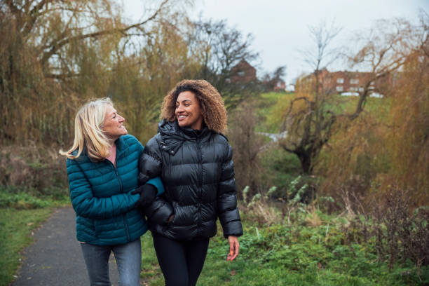 istock Walk Through the Park with My Mam 1296303098