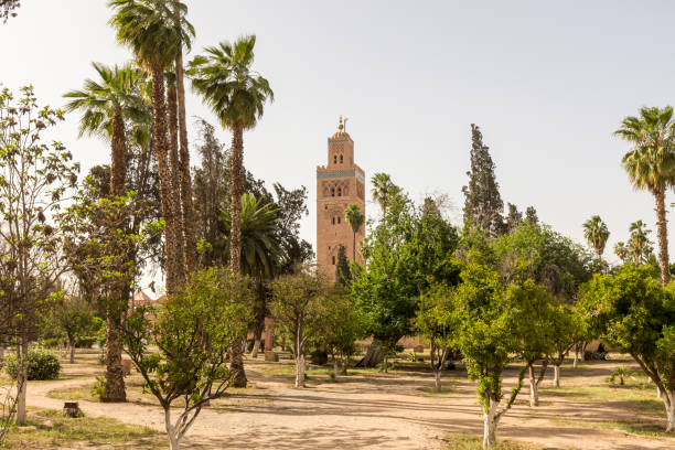 istock Minaret of Koutoubia Mosque, Marrakesh, Morocco 1296303360