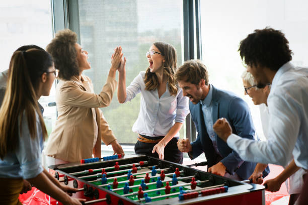 istock Successful entrepreneurs and business people achieving goals 1296303463