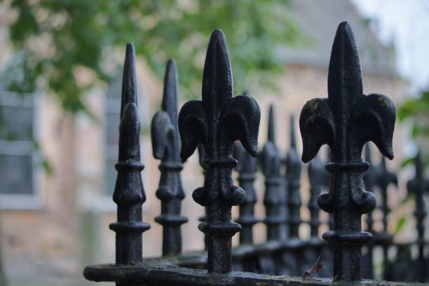 istock Steel Fence 1296304153