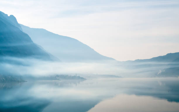 istock Landscape with Fog 1296307181