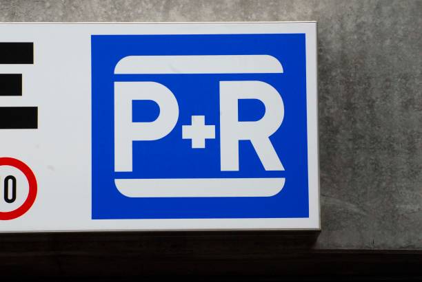 istock Park and Ride (P + R) traffic sign 1296310664