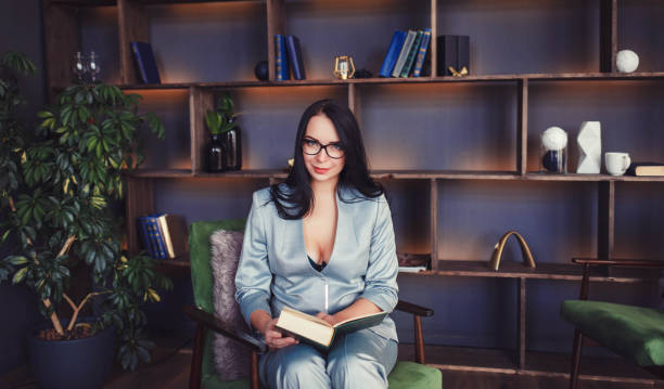 istock Modern business woman in the office 1296313151