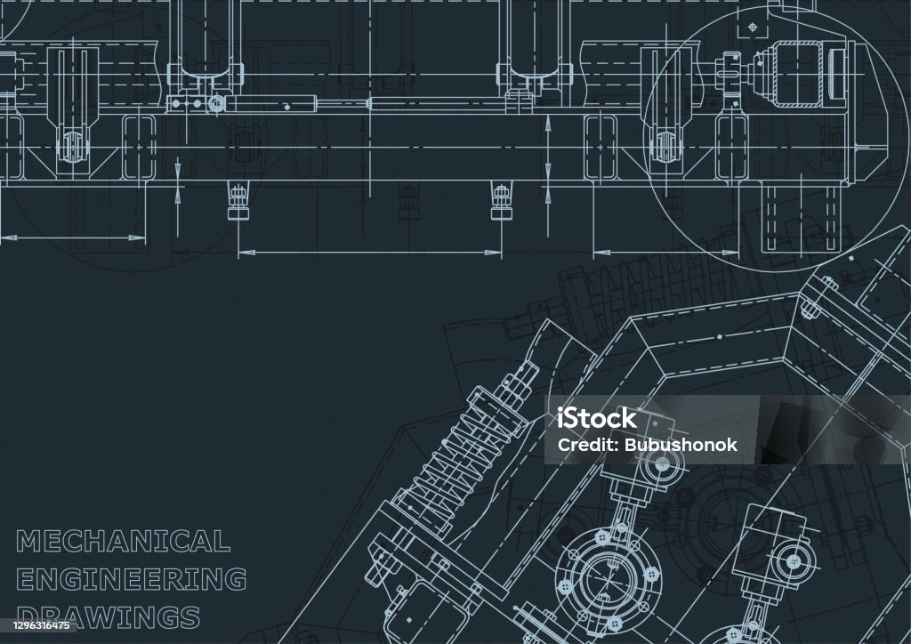 Engineering Machine Backgrounds Corporate Identity Backgrounds Mechanical Engineering Drawing ...