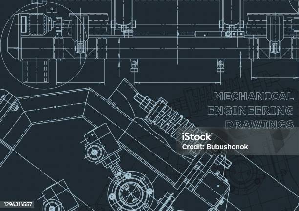Engineering Machine Backgrounds Corporate Identity Backgrounds Mechanical Engineering Drawing ...