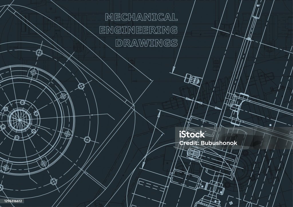 Engineering Machine Backgrounds Corporate Identity Backgrounds Mechanical Engineering Drawing ...