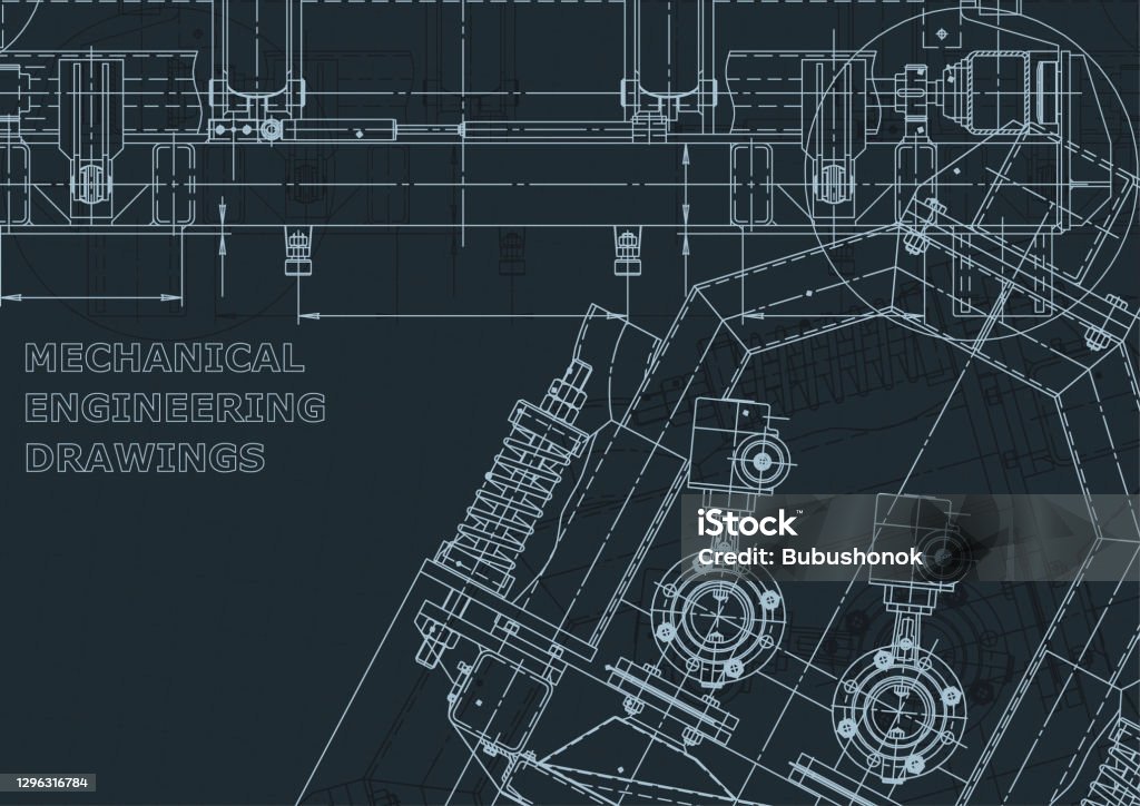 Engineering Machine Backgrounds Corporate Identity Backgrounds Mechanical Engineering Drawing ...
