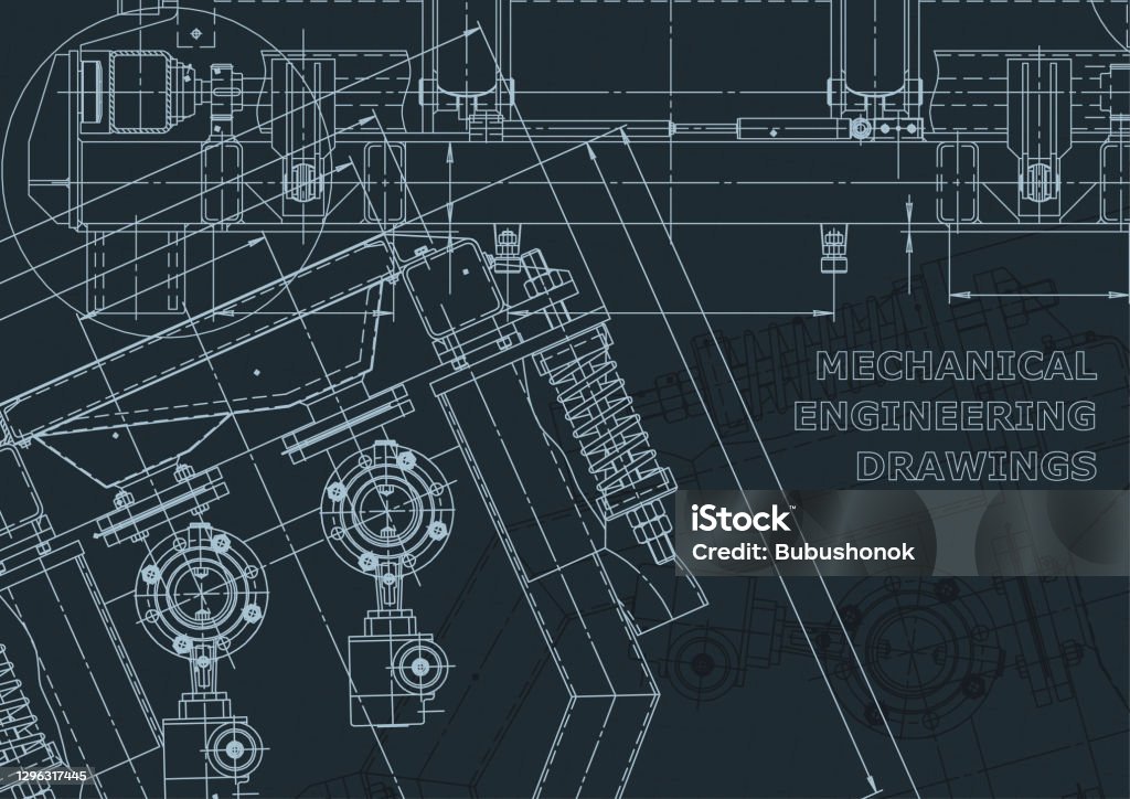 Engineering Machine Backgrounds Corporate Identity Backgrounds Mechanical Engineering Drawing ...