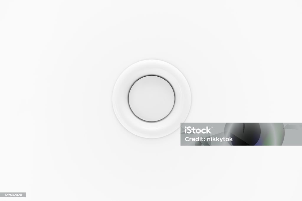 Round Diffuser Plan View Round Ceiling Diffuser For Ventilation System Closeup View Stock Photo ...