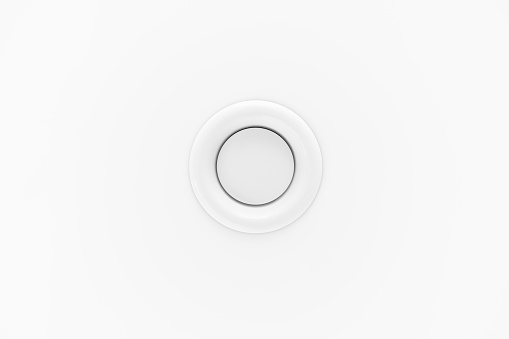 Round Diffuser Plan View Round Ceiling Diffuser For Ventilation System Closeup View Stock Photo ...