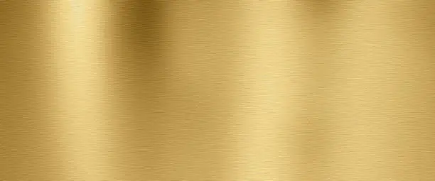 Photo of Golden shiny metal texture