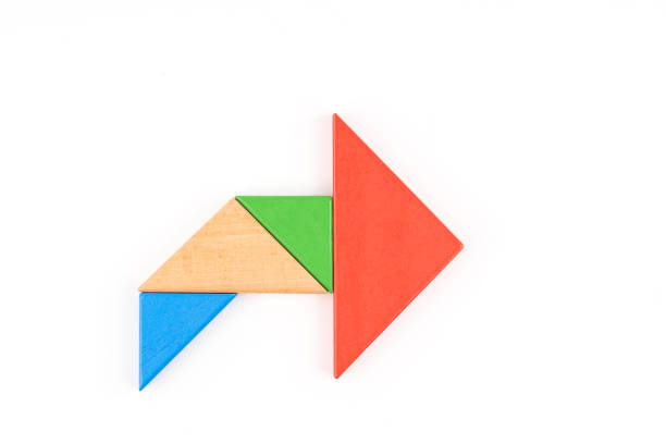Tangram Puzzle Arrow Symbol