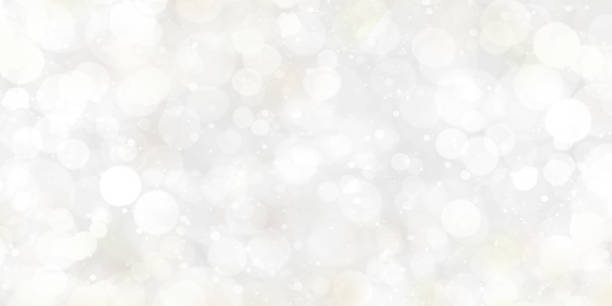 istock Snow flakes and white bokeh On a white background 3d illustration 1296339037