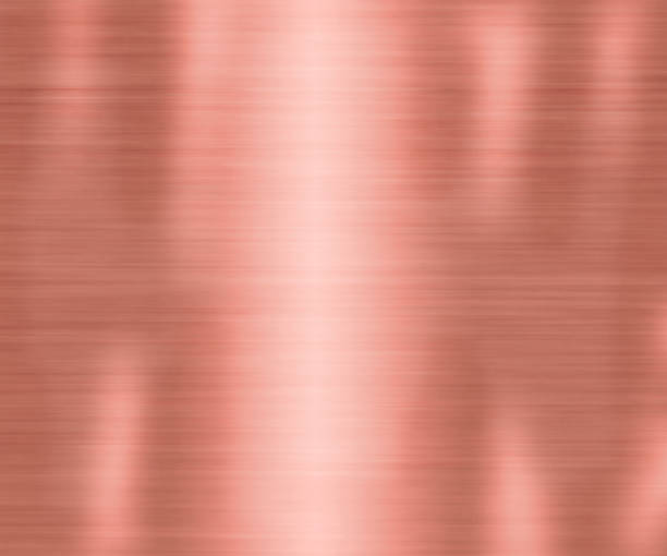 istock Background or copper metal brush texture 1296339097