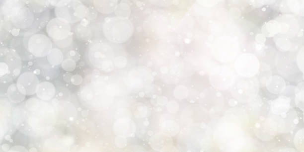 istock Snow flakes and white bokeh On a white background 3d illustration 1296339231