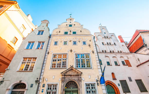 istock Three houses in Riga called The Three Brothers, Latvia 1296339701