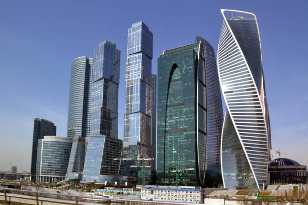 istock Moscow city, building, city, skyscraper, architecture 1296340523