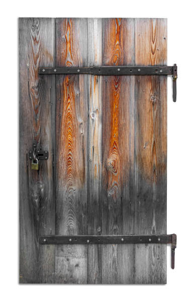 istock weathered wooden door 1296341169