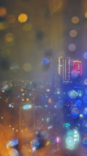istock Citylight in The Rain 1296343917