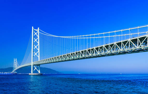 istock Akashi Kaikyo bridge in Kobe Japan 1296354073