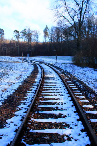 istock Rails run away from the viewer 1296355811