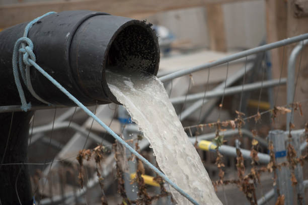 the construction of a sewer, part of the water supply system