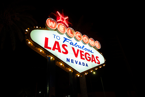 The Welcome to Fabulous Las Vegas, Nevada sign.