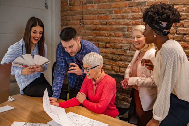 istock Group of business workers smiling happy and confident. 1296369413
