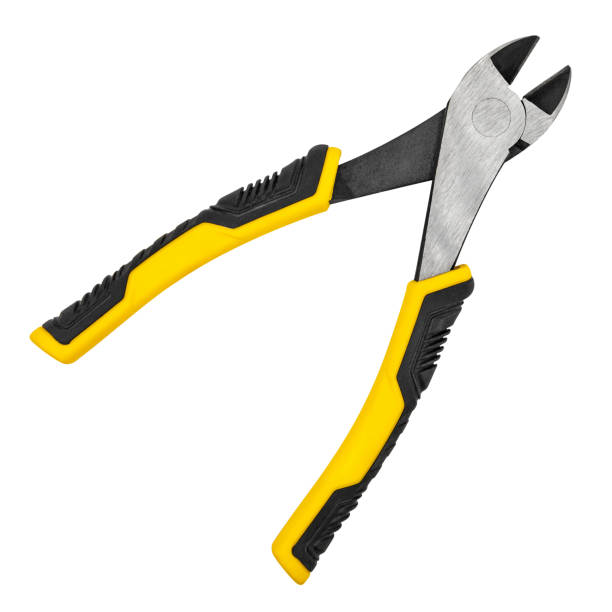 istock Wire cutter isolated on white background close up 1296372210