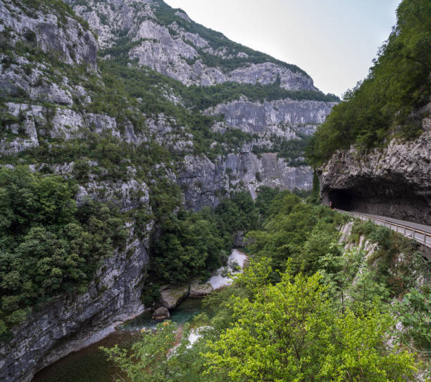 istock Summer mountain Moraca River Canyon, Montenegro. 1296375582