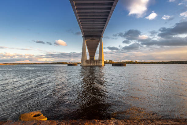 istock View up at Roadway on Large Florida Interstate Bridge 1296380481