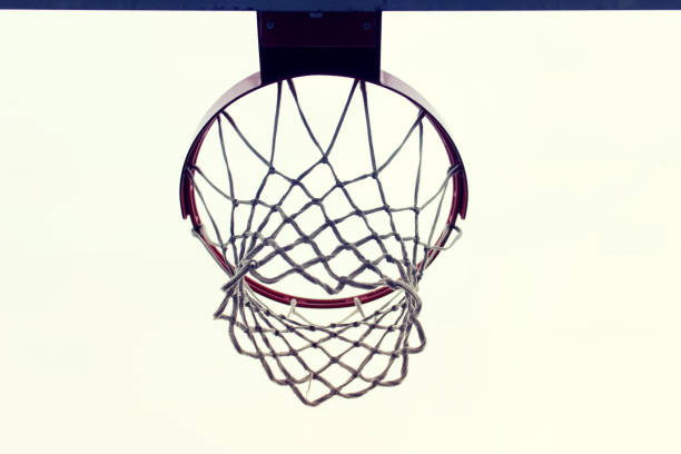istock Basketball sport outdoor activity net rim 1296381870