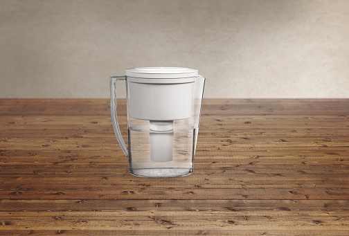 Eco friendly water jug with replaceable filter