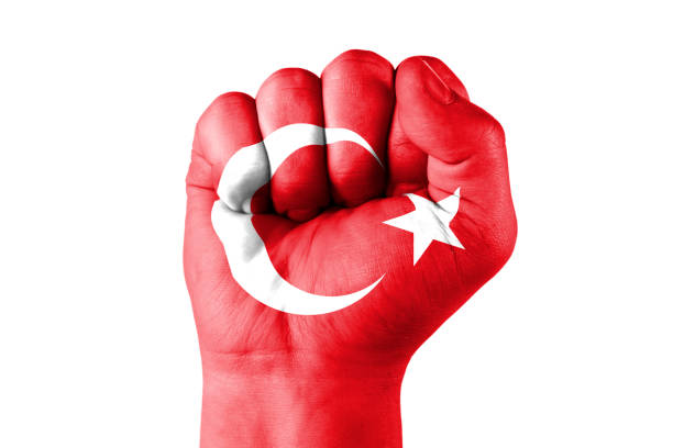 istock A raised, closed fist 1296383617