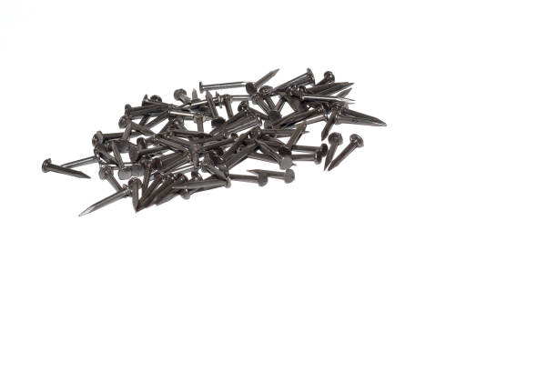 istock Alot of black nails isolated 1296385263