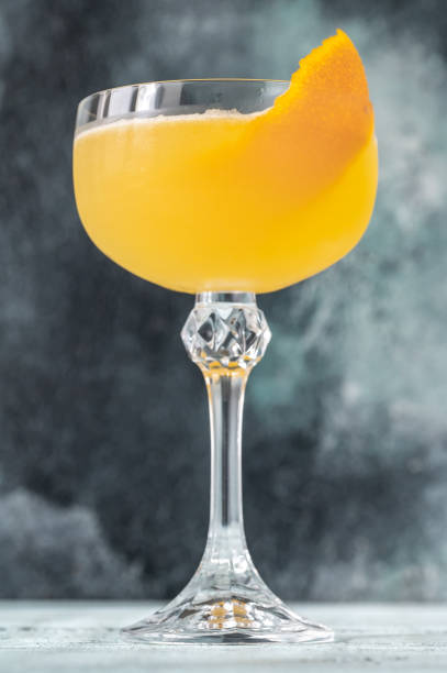 istock Glass of Bee's Knees cocktail 1296388750