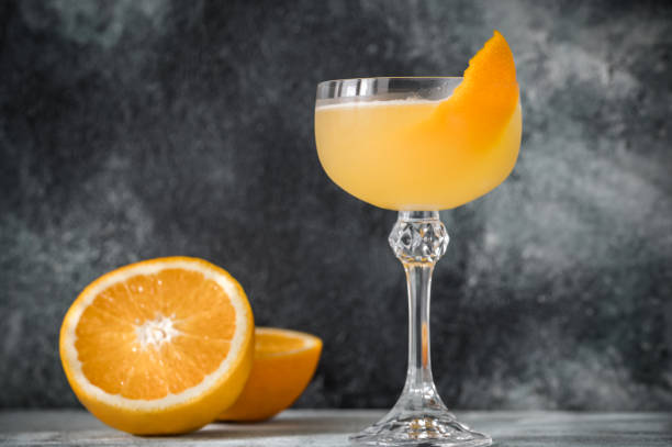 istock Glass of Bee's Knees cocktail 1296388923