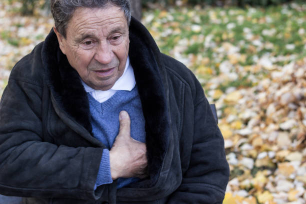 istock Senior man suffering from heart 1296397070
