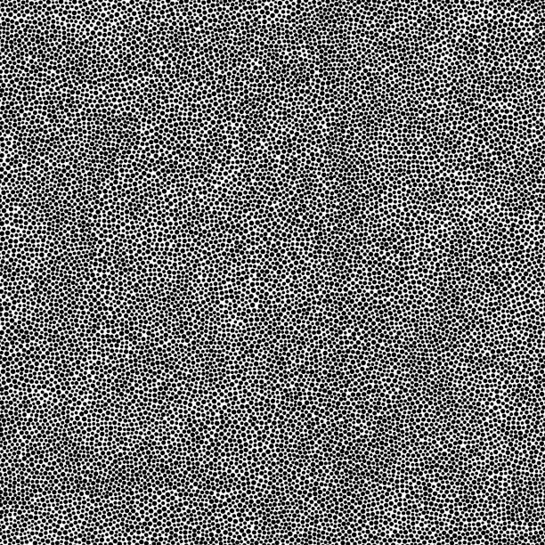 Black and white seamless pattern. black and white seamless pattern, pointillism print, doodle ornament made of chaotic dots, vector illustration dispersion stock illustrations