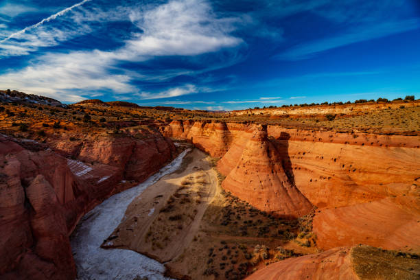 istock Clouds Over the Sandstone of Paria Canyon 1296400480