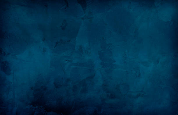 istock Beautiful Abstract Grunge Decorative Navy Blue Dark Stucco Wall Background. Art Rough Stylized Texture Banner With Space For Text 1296410890