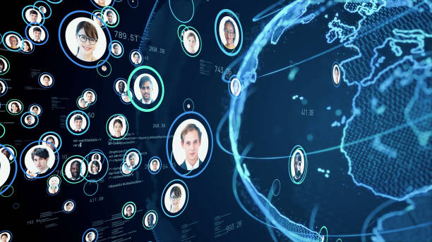 istock Global communication network concept. Worldwide business. 1296421092