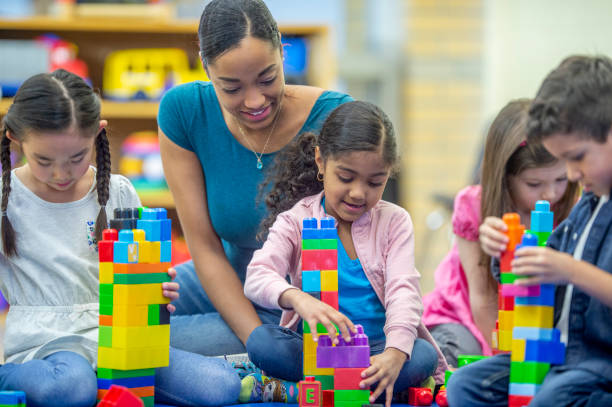 istock Thanks for building with us, teacher! 1296423236