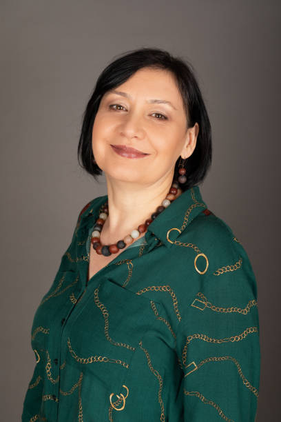 istock Beautiful middle aged woman 1296424189