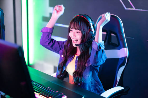 istock cyber sport gamer win game 1296430535