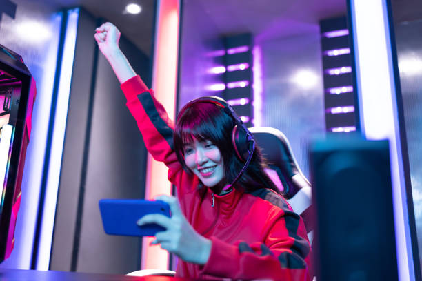 istock cybersport gamer have live stream 1296430572